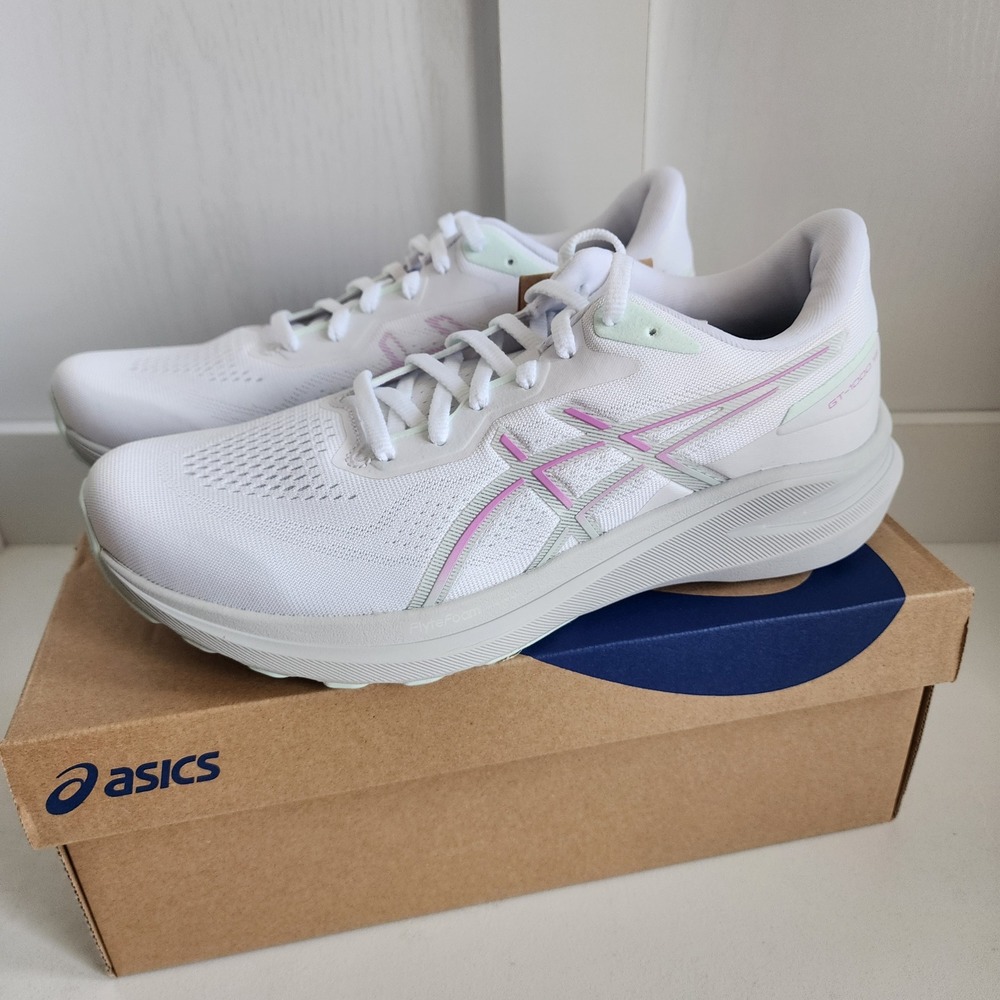 ASICS‎ GT-1000 13 Women White Lavender Glow Running Shoes Sneaker 9.5
